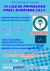  III Liga de Primavera Padel Burriana 2014