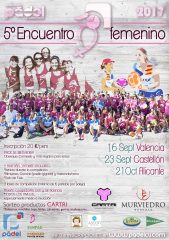 V Encuentro Padel Femenino - Valencia
