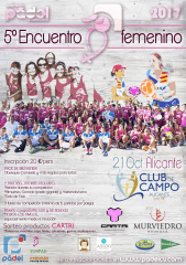 V Encuentro Padel Femenino - Alicante