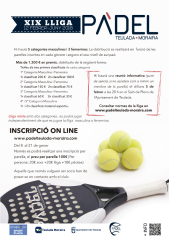 XIX LLIGA PADEL TEULADA-MORAIRA
