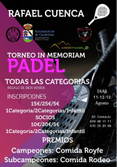Torneo Rafael Cuenca In Memoriam