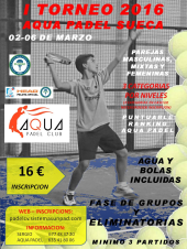 I TORNEO 2016 AQUA PADEL SUECA